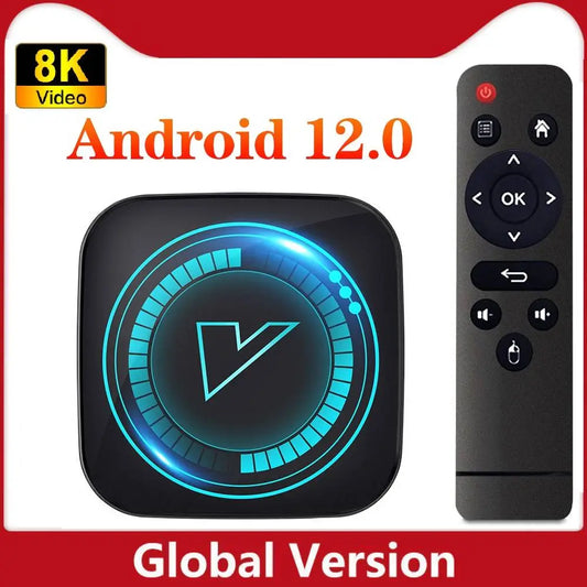 VONTAR Allwinner H618 Android 12 TV Box Quad Core Cortex A53 Android 12.0 Media Player 8K Video BT4.0 Dual Wifi 4K HDR10+ TVBOX